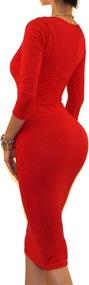 img 1 attached to Vivicastle Womens Classic Bodycon AW23 Women's Clothing : Dresses