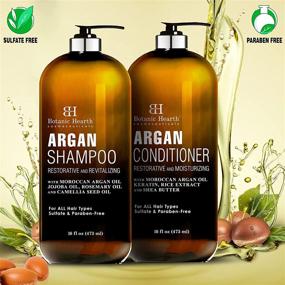 img 2 attached to 🌿 BOTANIC HEARTH Argan Shampoo & Conditioner Combo