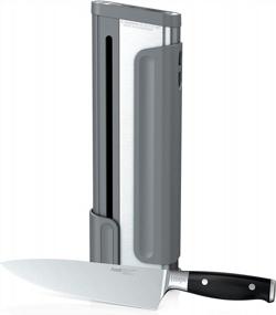 img 4 attached to Ninja K32502 Foodi NeverDull German Stainless Steel Chef Knife & Sharpener Set, Premium Black