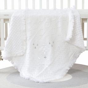 img 4 attached to Wrap Your Little One In Comfort And Elegance With Booulfi'S Christening Blanket: A Perfect Unisex Baptism Essential