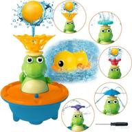 tamexi crocodile baby bath toys for toddlers - spray water toys, waterproof crocodile sprinkler bathtub toys, light up bath toys - water toys for 6-12 months babies, boys & girls ages 1-3 logo