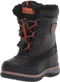 img 4 attached to Totes Buster Insulated Rubber Shoelace Boys' Shoes : Outdoor