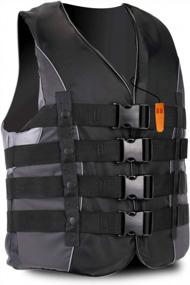img 4 attached to XGEAR Adult USCG Life Jacket Water Sports Life Vest