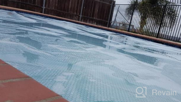 img 1 attached to Keep Your Pool Warm: Sun2Solar 12X18 Clear Oval Solar Cover 1600 Series review by Francisco Duncan