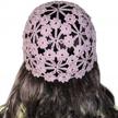 women's handmade summer floral crochet beanie hat cap - perfect for girls and women logo