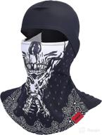 👻 skull face mask balaclava: breathable motorcycle & halloween essential logo