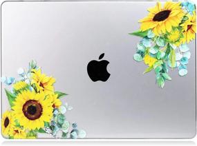 img 2 attached to Protect Your MacBook Pro 16 With UESWILL'S Stylish Sunflower Patterned Hard Shell Case Cover For 2021-2022 Models A2485 With M1 Pro / M1 Max & Touch ID - Comes With Microfiber Cloth!