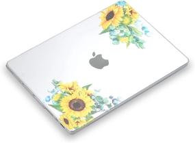 img 1 attached to Protect Your MacBook Pro 16 With UESWILL'S Stylish Sunflower Patterned Hard Shell Case Cover For 2021-2022 Models A2485 With M1 Pro / M1 Max & Touch ID - Comes With Microfiber Cloth!