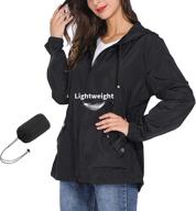 zealotpower waterproof lightweight raincoat windbreaker women's clothing ~ coats, jackets & vests logo