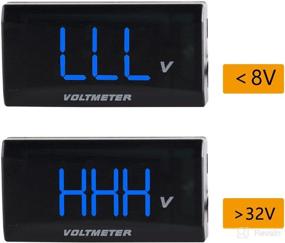 img 2 attached to Digital Voltmeter Display Motorcycle Waterproof