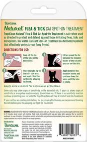 img 3 attached to TropiClean Natural Flea & Tick Spot On Treatment: Effective Solution for Cats
