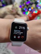img 1 attached to Renewed Apple Watch Series 3 GPS + Cellular, 38MM Silver Aluminum Case with White Sport Band review by Ada Zieleniewska ᠌