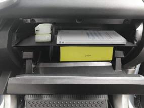 img 3 attached to Органайзер для перчаточного ящика ISSYAUTO, вставка-разделитель для Toyota Tacoma 2016-2023, совместим с бардачком Tacoma для аккуратного хранения