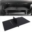 issyauto glove box organizer insert divider for 2016-2023 toyota tacoma- compatible with tacoma glove compartment for neat storage logo