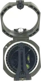 img 2 attached to DETUCK Lensatic Military Compass Survival Orienteering Tool With Mirror Navigation For Outdoors, Hiking And Camping - Professional Geological Pocket Compass