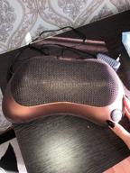 img 1 attached to Car & Home massage cushion 8028 31x21x10 cm, brown review by Edyta widerska ᠌