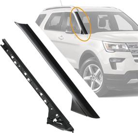 img 1 attached to High-Quality Windshield A-Pillar Molding Trim Kit for 2011-2019 Ford Explorer - Replace 926-451, BB5Z7803136AA, BB5Z7803144AA