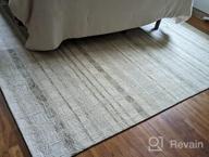 img 1 attached to Loloi Chris Collection CHR-05 Ivory/Slate Transitional Area Rug, 7'9'' X 9'9'' - Created In Collaboration With Chris Loves Julia review by Jacqueline Mclaurin
