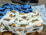 img 1 attached to 🩲 Soft Cotton Briefs for Little Boys - Dinosaur, Truck, and Shark Underwear - Baby, Toddler, Kids - 6-8-9 Pack review by Bill Dooley