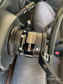 img 6 attached to Kyostar черный алюминиевый руль Quick Release Hub Adapter Kit для Toyota Celica Supra MR2 Yaris 120H