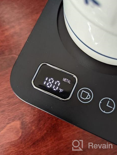 img 1 attached to ☕️ Misby Mug Warmer: Advanced Coffee Warmer with 3 Temperature Settings, 12H Timer, Auto Shut Off - Keep Drinks at Optimal Temperature for Hours - White review by Brian Micheals