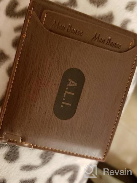 img 1 attached to Personalized Wallet For Men Personalized Photo Customized Picture Leather Wallet Money Clip Wallet Gift For Boyfriend Father'S Day Thanksgiving Day, Christmas (Type7) review by Mark Callaham