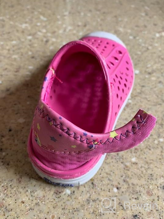 img 1 attached to Skechers Girls' Cali Gear Water Shoe: Hot Pink, Size 8 Little Kid review by Rebecca Guerra