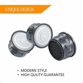 img 2 attached to Upgrade Your Bathroom Sink With UMIRIO'S Universal Faucet Aerator Replacement Kit - 2.2 Gpm Male