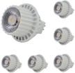 pack of 6 ledwholesalers mr16 12v 8w narrow angle spot light bulbs, white, 50w equivalent for landscape, recessed, and track lighting - 1243whx6 logo