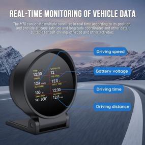 img 1 attached to Digital Inclinometer GPS Slope Meter, Roll Pitch Angle, And Automotive Speedometer For All Vehicles - MR CARTOOL M70