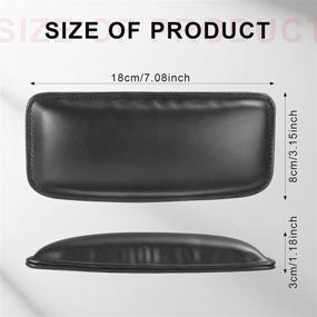 img 1 attached to 6 Pack Soft Leather Car Knee Cushion Armrest Support - Automotive Center Consoles Pillow for Auto Knee, Leg and Elbow - Interior Accessories for Car Truck