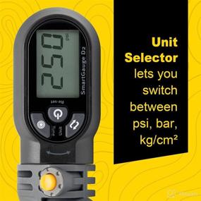 img 2 attached to SmartGauge D2 Digital Tire Pressure Gauge - 250PSI 4 Settings for Bicycles - Black - Ideal Stocking Stuffers