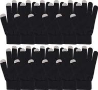 winter gloves stretchy wholesale assorted men's accessories ~ gloves & mittens logo