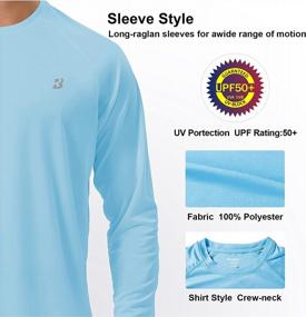 img 1 attached to Roadbox UPF 50+ Fishing Shirts For Men Long Sleeve UV Sun Protection Tee Tops