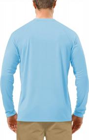 img 3 attached to Roadbox UPF 50+ Fishing Shirts For Men Long Sleeve UV Sun Protection Tee Tops