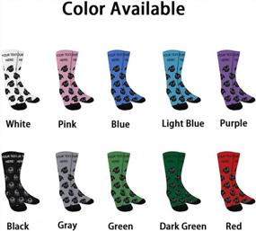 img 2 attached to Custom Socks With Faces Personalized Face Socks With Text Customized Funny Socks For Men And Women
