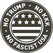 stickers trump kkk fascist usa logo