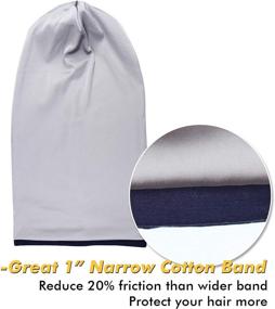 img 3 attached to 💤 Satin Lined Adjustable Sleep Braid - Ultimate Personal Care and Bath Accessory