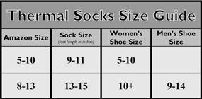 img 3 attached to Thermal Socks For Men And Women - 4/6 Pairs Thick Heated Winter Boot Socks Insulated For Extreme Cold Weathers By Debra Weitzner