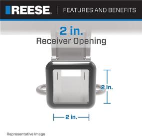 img 3 attached to Reese 44720 Custom Fit Receiver Opening