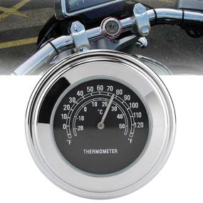 img 4 attached to Handlebar Thermometer Motorcycle Measuring Weatherproof