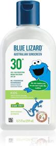 img 2 attached to 🌞 Blue Lizard KIDS Mineral Sunscreen SPF 30+ with Zinc Oxide, Water Resistant, UVA/UVB Protection - Fragrance Free, 8.75 oz - Smart Bottle Technology included