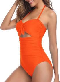 img 2 attached to 👙 Tempt Me Cutout Bikini Swimsuit: Chic Women's Swimwear for Swimsuits & Cover Ups