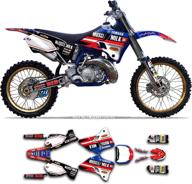 набор наклеек kungfu graphics для yamaha yz125 yz250 yz 125 yz 250 1996 1997 1998 1999 2000 2001 логотип