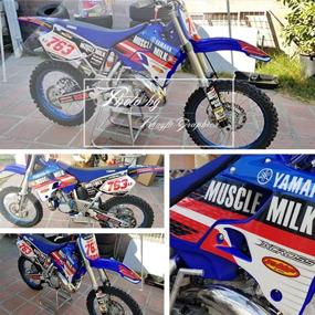 img 3 attached to Набор наклеек Kungfu Graphics для Yamaha YZ125 YZ250 YZ 125 YZ 250 1996 1997 1998 1999 2000 2001