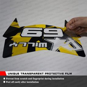 img 2 attached to Набор наклеек Kungfu Graphics для Yamaha YZ125 YZ250 YZ 125 YZ 250 1996 1997 1998 1999 2000 2001