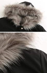 img 1 attached to Chouyatou Womens Winter Sherpa Hooded Women's Clothing : Coats, Jackets & Vests