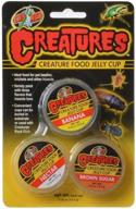 zoo med creatures jelly cup - 3 pack, high-quality creature food logo