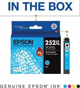 img 3 attached to High Capacity Cyan Ink Cartridge: EPSON T252 DURABrite Ultra For Epson WorkForce Printers