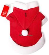 🎅 puppia santa claus winter coat - small size in vibrant red shade логотип